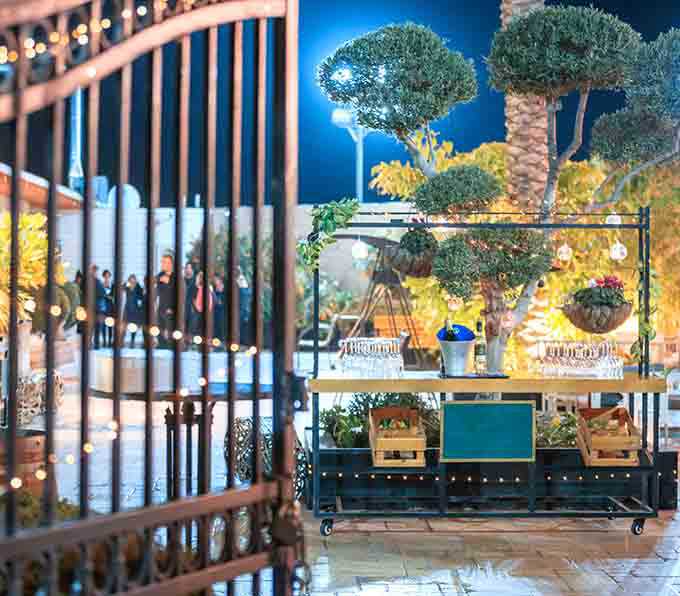 שער הכניסה בגן האירועים