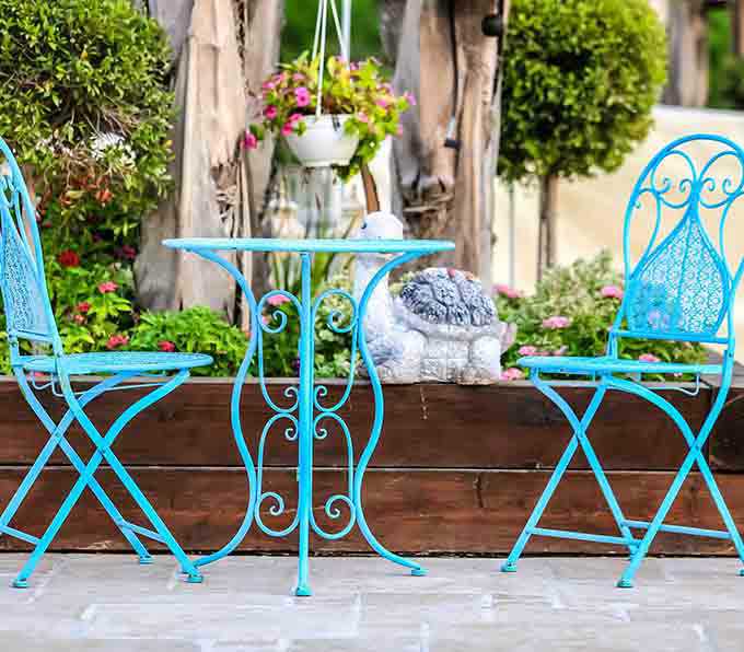 הפינה הכחולה בגן האירועים