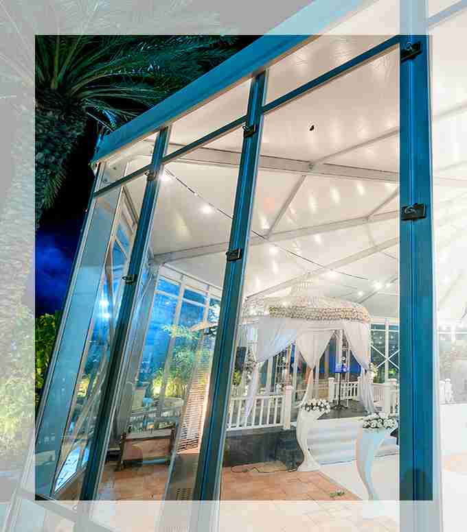 חופה מקורה בחורף