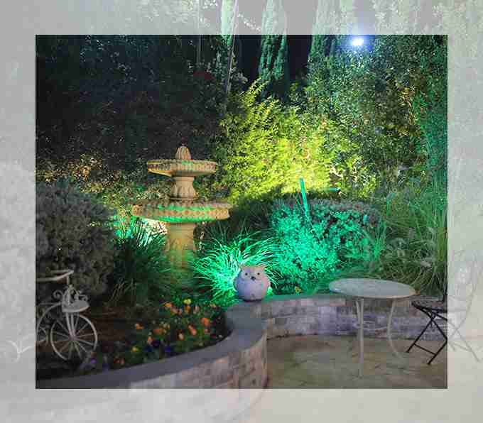 פינת ישיבה בגן האירועים בחורף